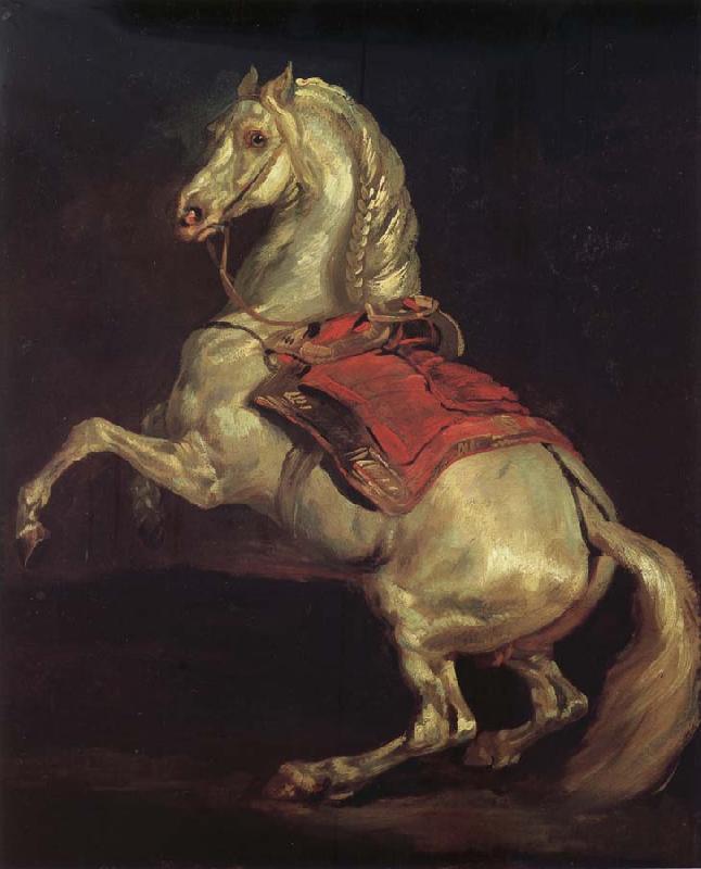 Theodore   Gericault Napoleon mold Tamerlan France oil painting art